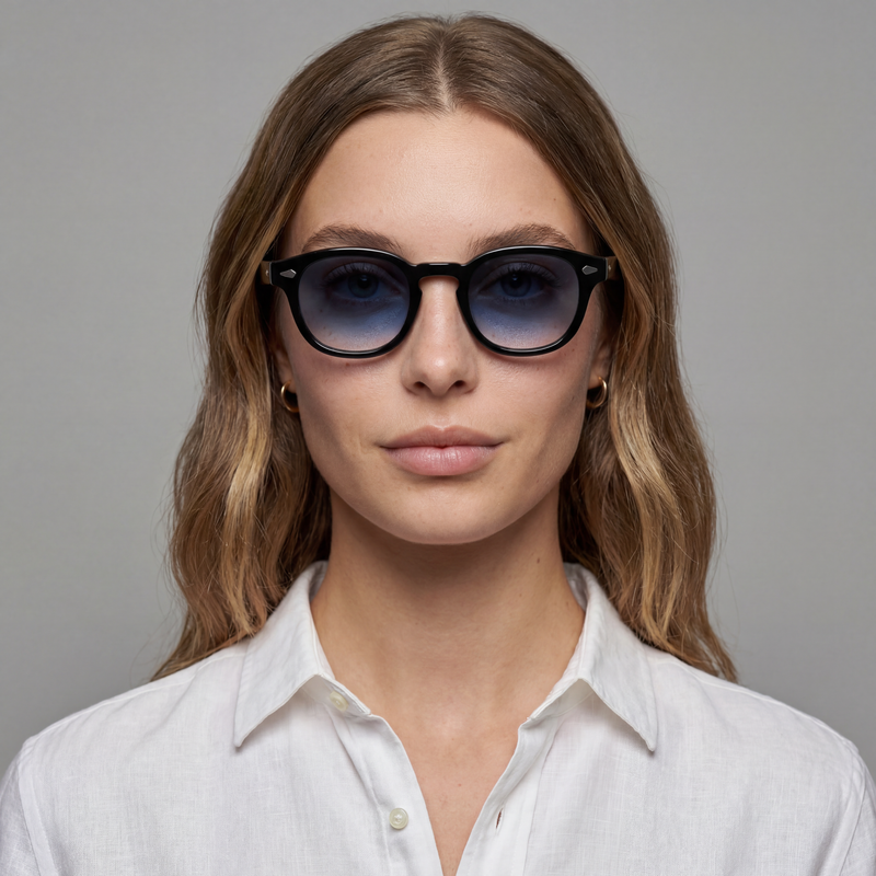 MIDNIGHT - Handcrafted Italian Acetate Sunglasses